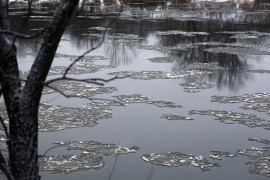 Шуга на реке Клязьма. Ковровский район