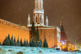 Зима в самом сердце России. Москва Красная площадь