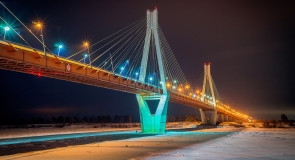 Муромский мост, соединяющий Владимирскую и Нижегородскую области