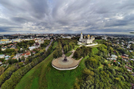 Осень во Владимире. Съемка с высоты.