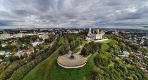 Осень во Владимире. Съемка с высоты.