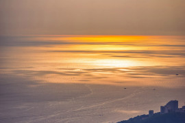Черноморский закат. Вид с горы Большой Ахун
