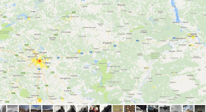 Интерактивная карта самых популярных мест для фотосъемки