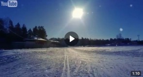Вербовский стадион. Зимняя прогулка в солнечный день 02.02.2017