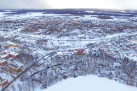 Город Карабаново, Владимирская область, вид сверху