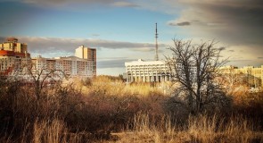 Рядом с ДТЮ после дождя