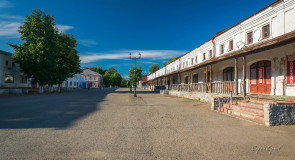 Советская площадь в Юрьев-Польском. Лето