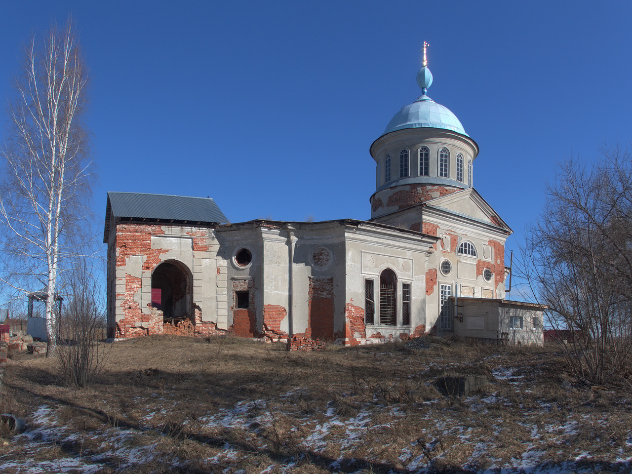 Храм ляхи Владимирской обл. Церковь в селе ляхи.