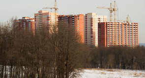 Новые жилые многоэтажные дома во Владимире