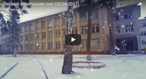 Первый апрельский снег (20.04.2017)