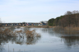 Разлив на речке Нерехте у деревни Погост, Ковровский район