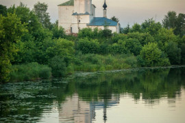 Церковь Косьмы и Дамиана на Яруновой горе. Суздаль.