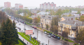 Владимирские крыши. Дождливая весна.