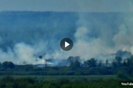 Низовой пожар около Вязников 19 мая