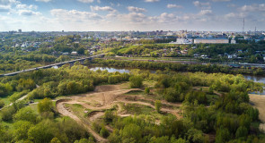 Солнечная весна во Владимире с высоты