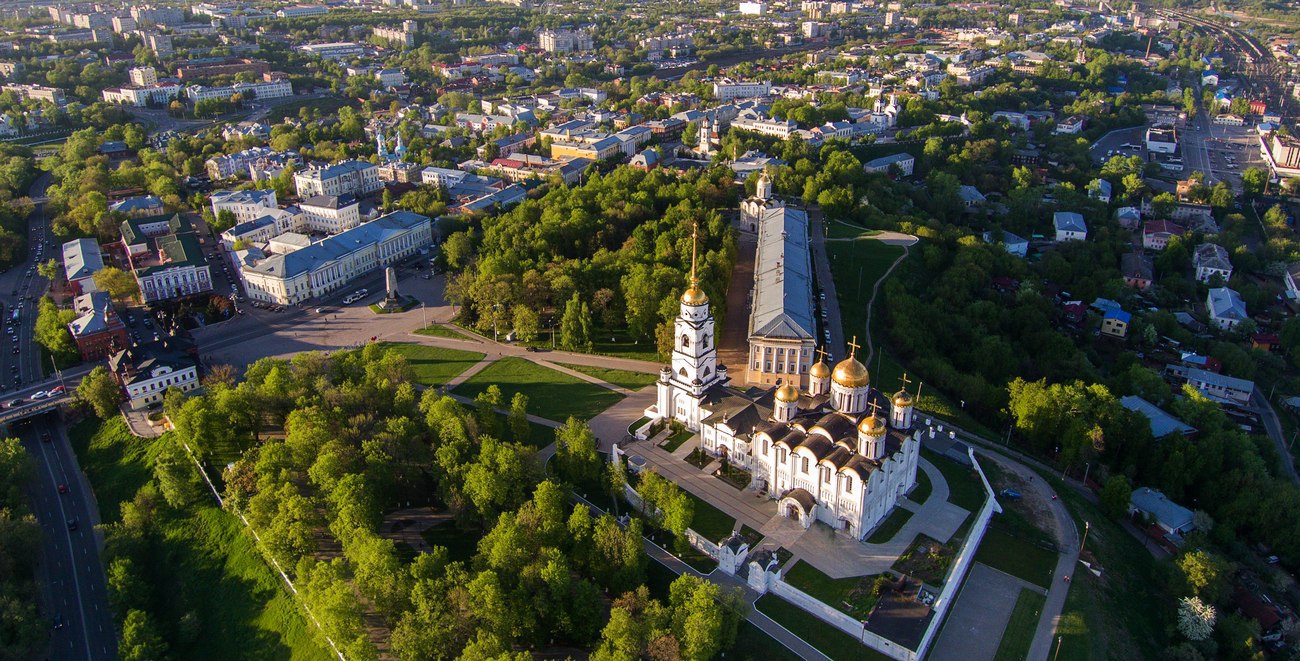 Успенский собор во Владимире панорама