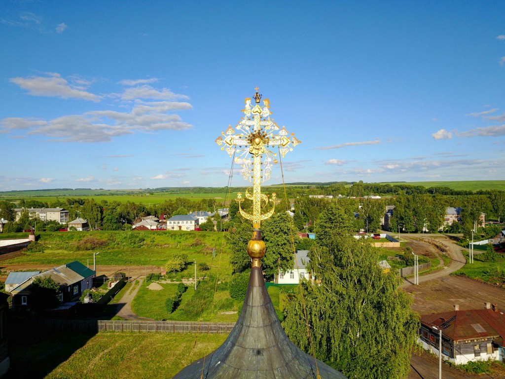 Крест Георгиевского собора в Юрьев-Польском