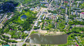 Парк культуры и отдыха, Советская площадь и река Серая в Александрове