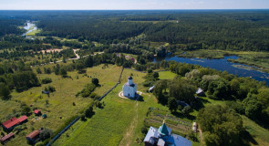 Двойник храма Покрова-на-Нерли в Селивановском районе, д. Матвеевка