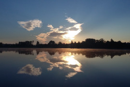 Озеро в Гусь-Хрустальном ранним утром