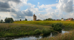 Село Кибол, река Каменка, церковь Флора и Лавра