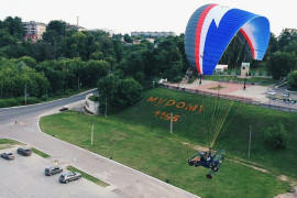 На параплане над Муромом