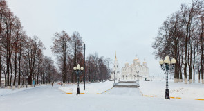 Снегом накрыло Владимир