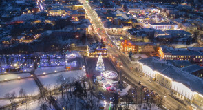 Новогодний Владимир 2018 с высоты