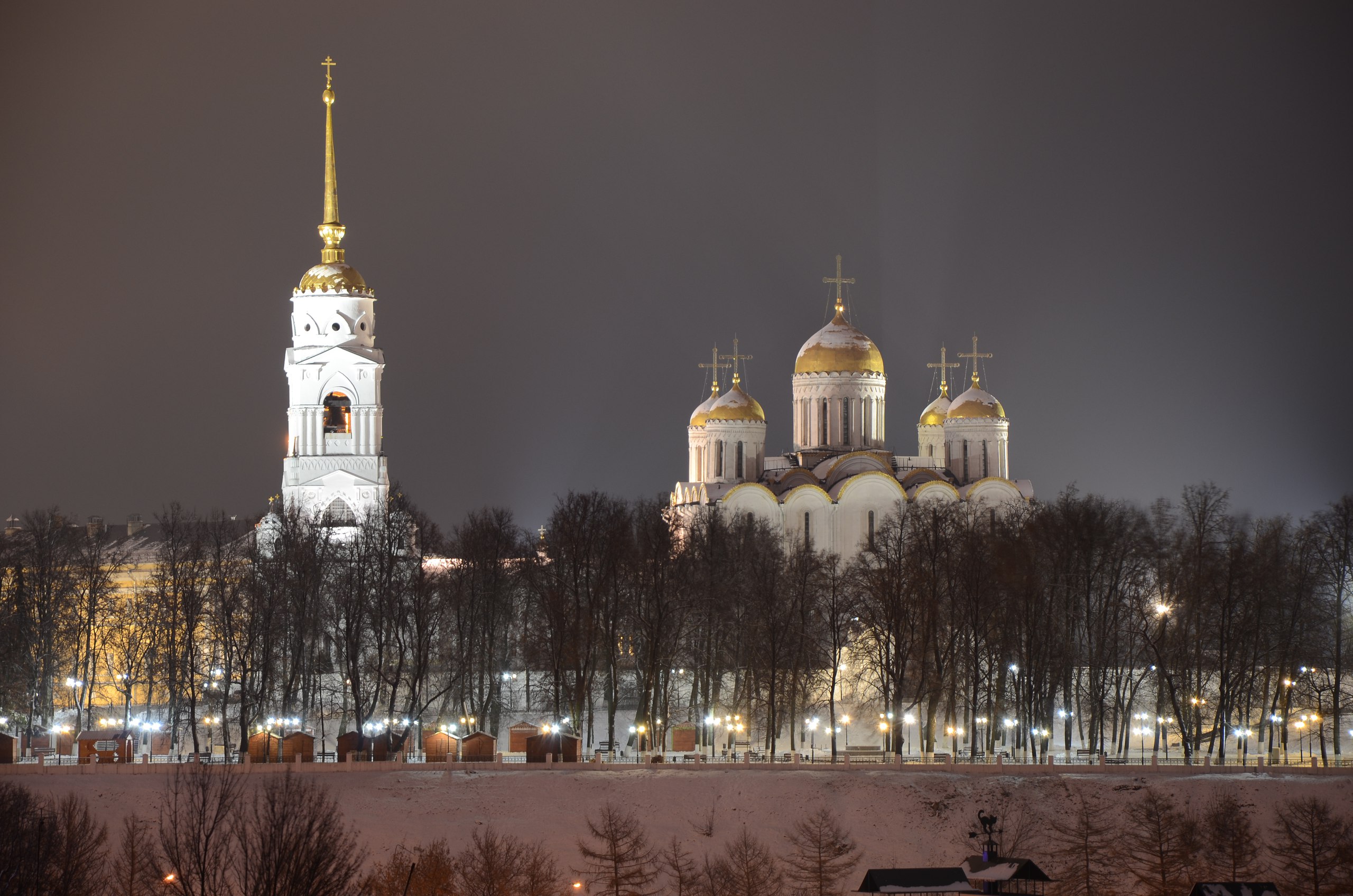 Свято Успенский кафедральный собор Владимир зима