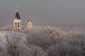 Красивая зима во Владимире 2018