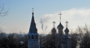 Морозное утро в Вязниках 1 марта