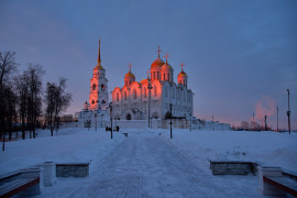 Удивительный мартовский закат во Владимире