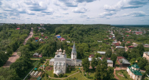 Благовещенский монастырь с высоты, Вязники