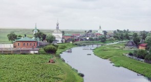 Вид на Суздаль по р. Каменке. Владимирская губерния, 1912 г. (фото С.М. Прокудина-Горского)