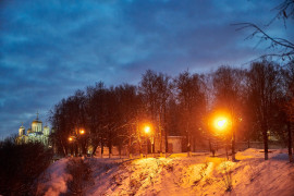 Январские морозные вечера во Владимире 2019