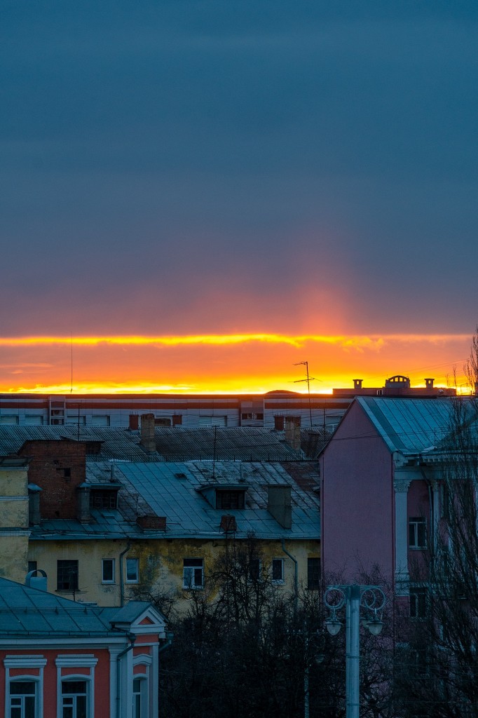 Апрельский закат во Владимире 10