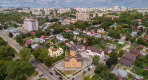 Армянская церковь во Владимире с высоты