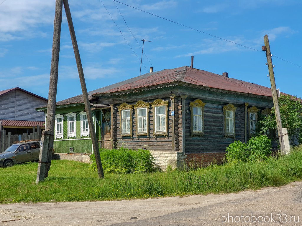 16 Деревянные дома в деревне Усад, Меленковский район
