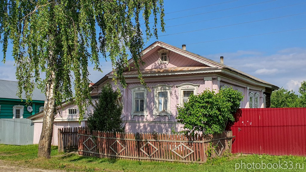 28 Деревянные дома в деревне Высоково, Меленковский район