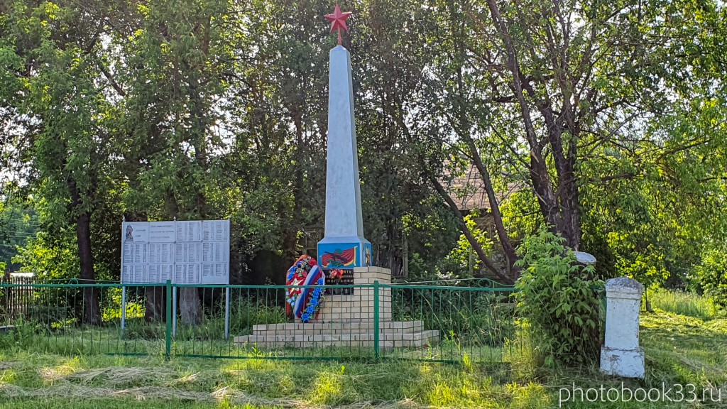 29 Памятник погибшим в Великой Отечественной войне 1941-1945 гг., деревня Высоково
