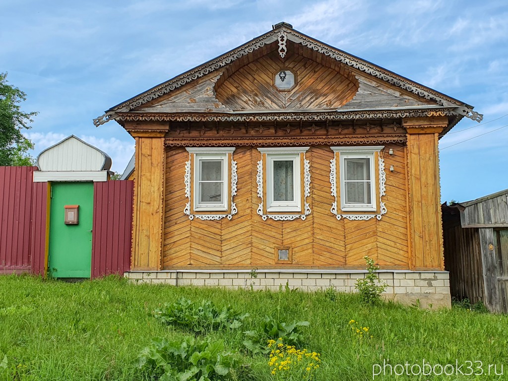 46 Деревянные дома в деревне Усад, Меленковский район