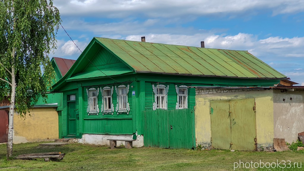 48 Деревянные дома села Урваново, Меленковский район