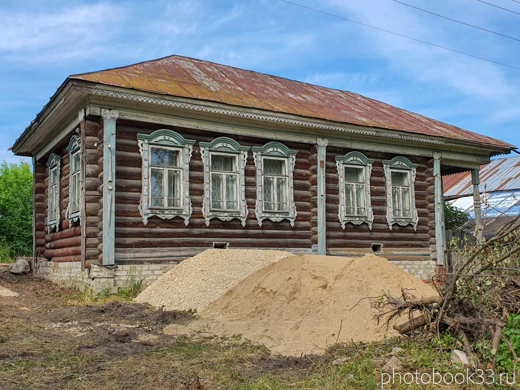 50 Деревянные дома в деревне Усад, Меленковский район