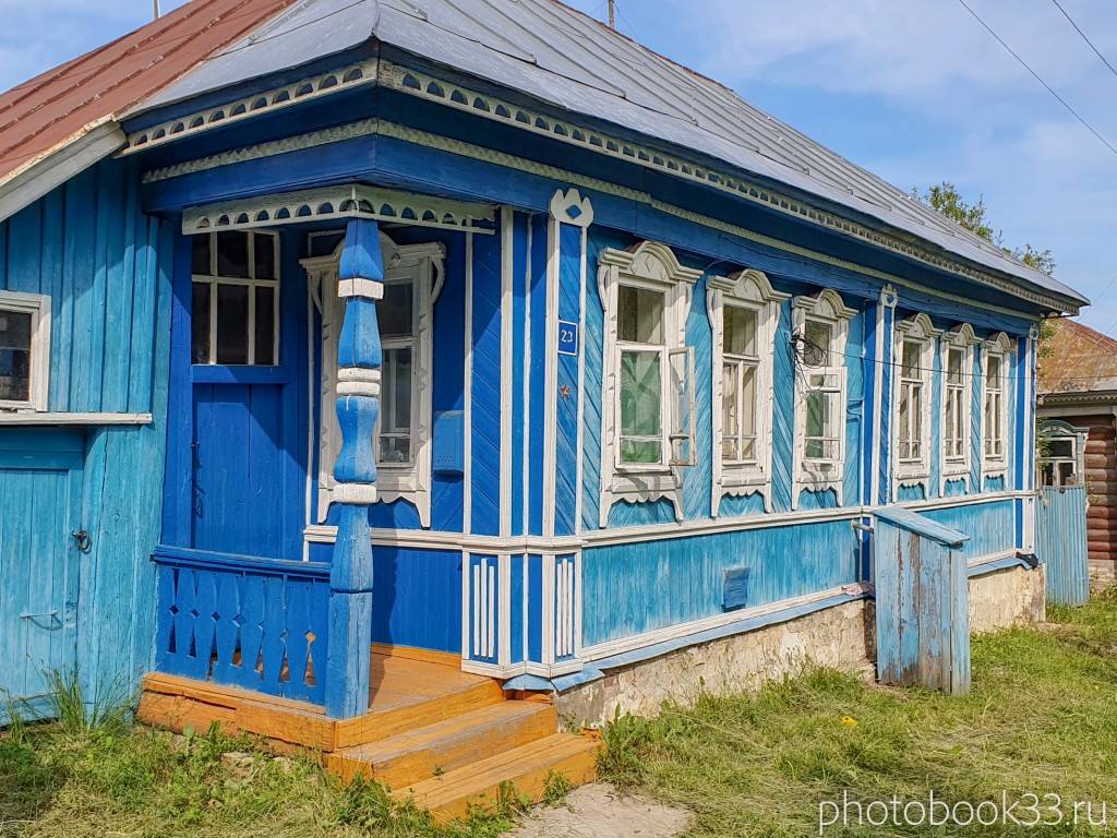 52 Деревянные дома в деревне Усад, Меленковский район