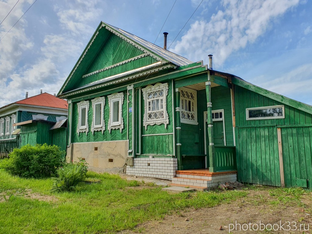 66 Деревянные дома в деревне Усад, Меленковский район