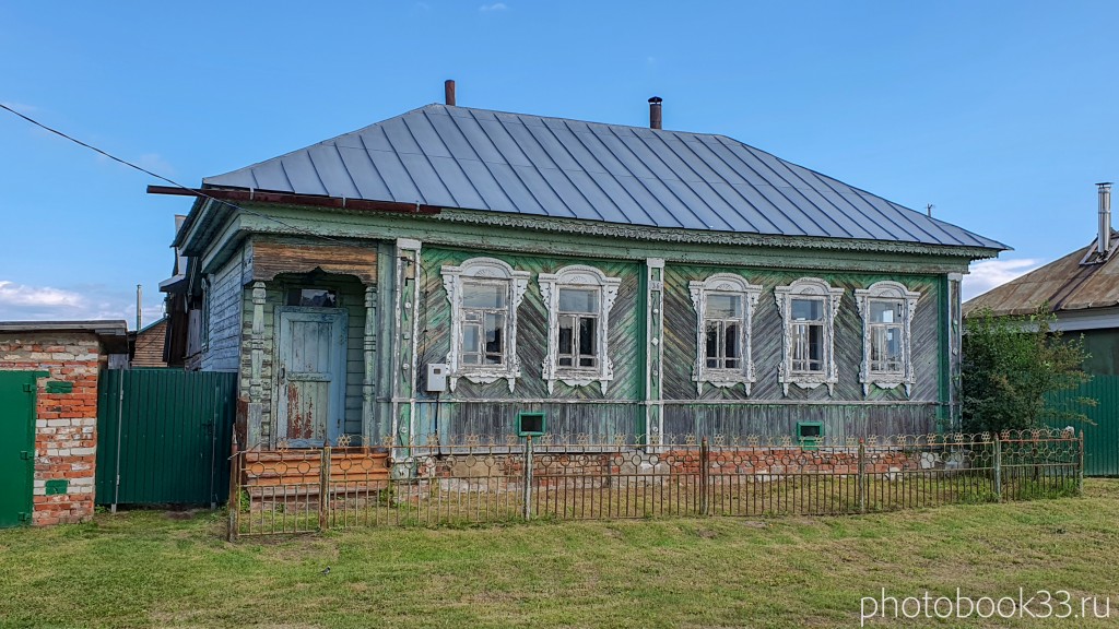 79 Деревянные дома села Урваново, Меленковский район