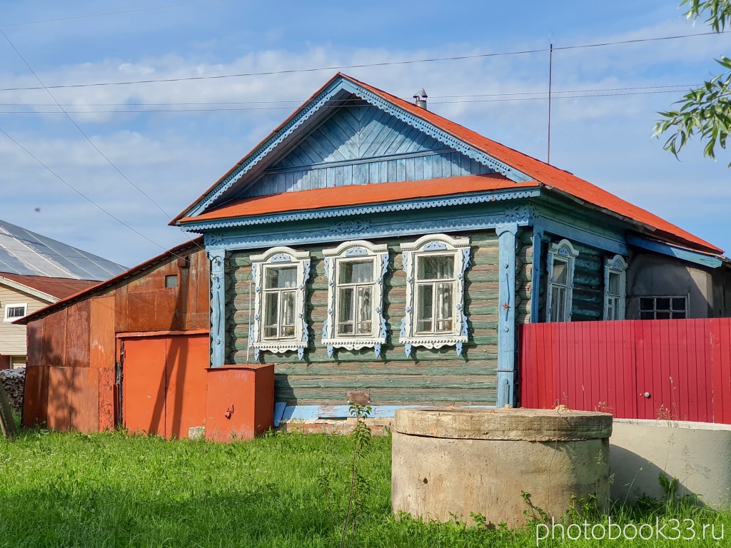 80 Деревянные дома в деревне Усад, Меленковский район