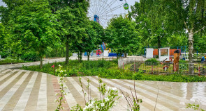 Окский парк Мурома: процесс обновления в июне 2025